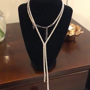 Long diamond lariat